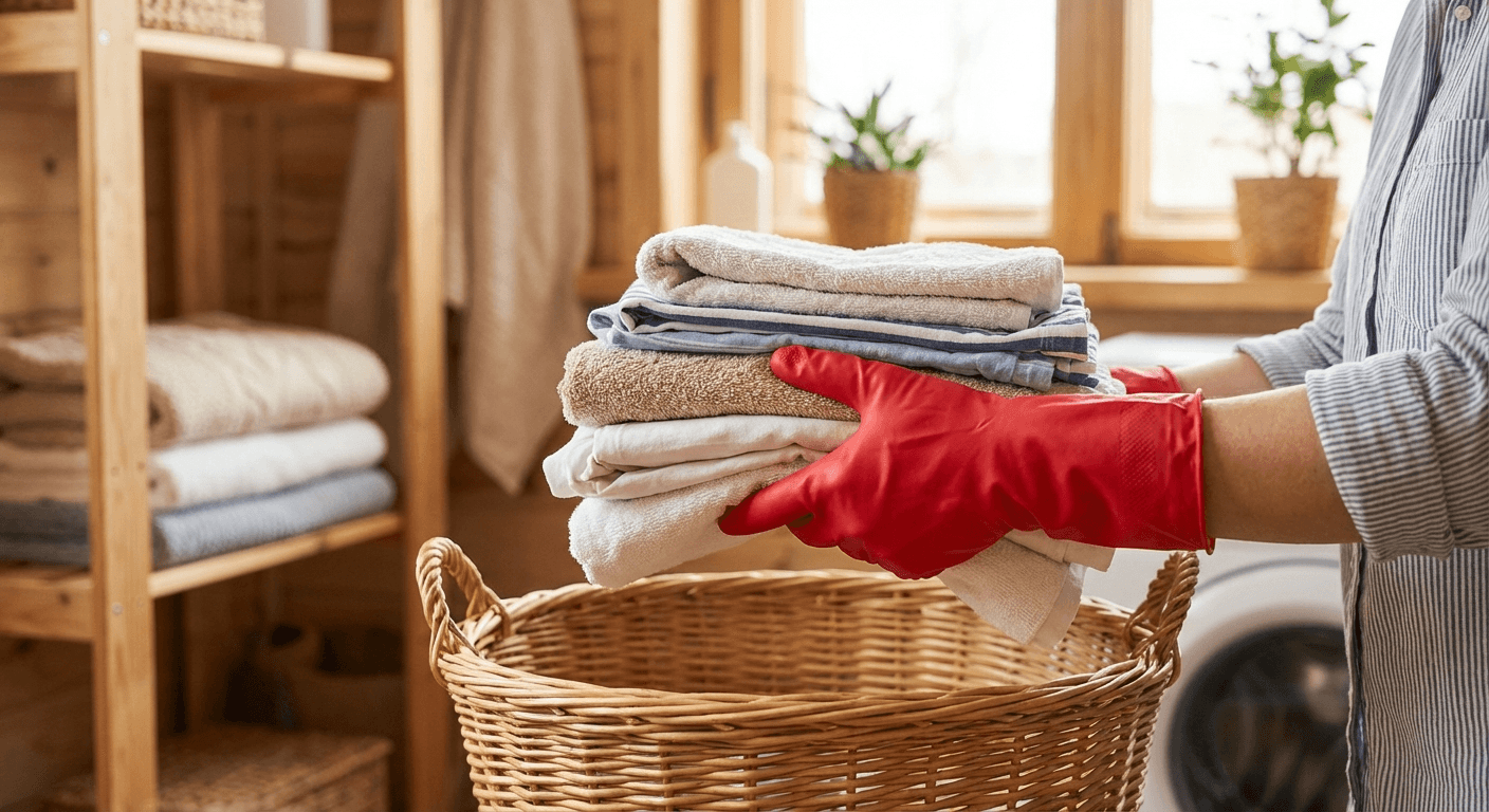 Signature red gloves